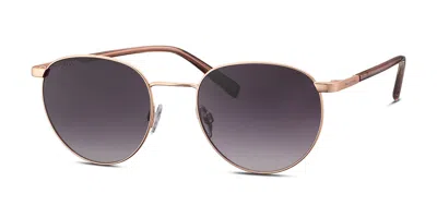 Marc O'polo 505129 25 Men's Sunglasses Gold Size 52 In Black