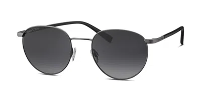 Marc O'polo 505129 30 Men's Sunglasses Grey Size 52 In Black