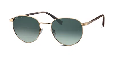 Marc O'polo 505129 60 Men's Sunglasses Gold Size 52 In Yellow