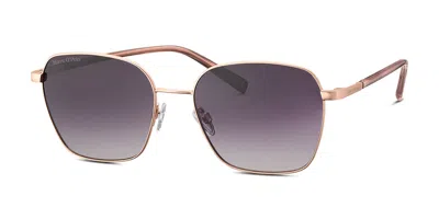 Marc O'polo 505130 25 Men's Sunglasses Gold Size 56 In Purple