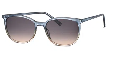 Marc O'polo 506188 75 Occhiali Da Sole Blu Per Donna In Metallic