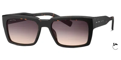 Marc O'polo 506210 60 Occhiali Da Sole Tartarugatishell Per Uomo In Black