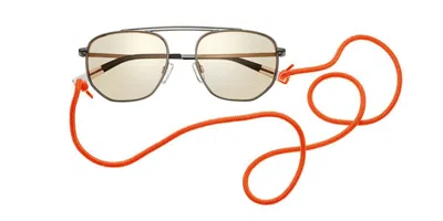 Marc O'polo 507001 30 Occhiali Da Sole Gunmetal Per Uomo In Silver