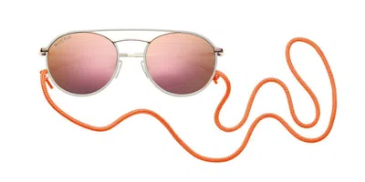 Marc O'polo 507004 80 Occhiali Da Sole Bianchi Per Uomo In Pink