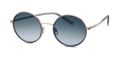 Marc O'polo 508001 70 Occhiali Da Sole Oro Per Uomo In Blue