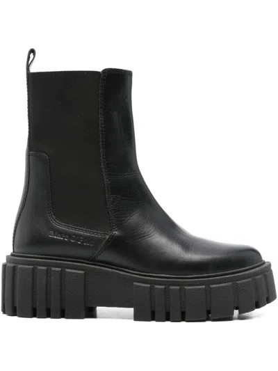 Marc O'polo 55mm Elastic-panelled Boots In Black