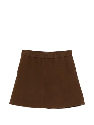 Marc O'polo A-line Skirt In Brown
