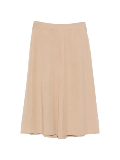 Marc O'polo A-line Slit Skirt In Neutral