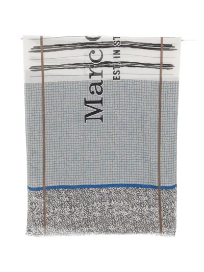 Marc O'polo All-over Print Scarf In Multi