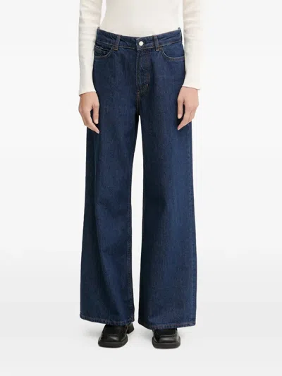 Marc O'polo Anjo Wide-leg Jeans In Blue