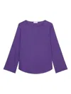 Marc O'polo Bell-sleeve Blouse In Purple