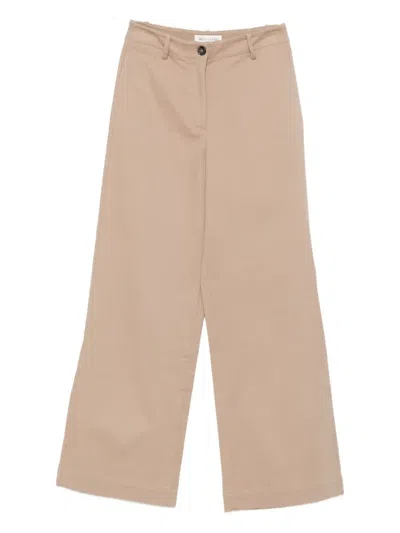 Marc O'polo Belt-loops Trousers In Brown