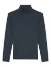 Marc O'polo Turtleneck Long-sleeve Sweater In Blue