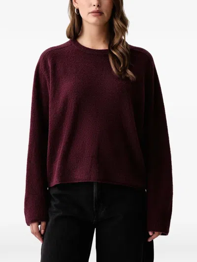 Marc O'polo Bouclé-knit Sweater In Brown
