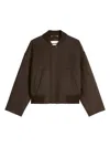 Marc O'polo Box-pockets Bomber Jacket In Brown