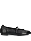 Marc O'polo Buckle-detail Ballet Flats In Black