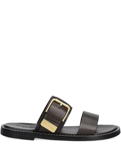 Marc O'polo Buckle Leather Slides