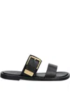 Marc O'polo Buckled Leather Slides