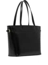 Marc O'polo Buckled Side-strap Tote Bag In Black