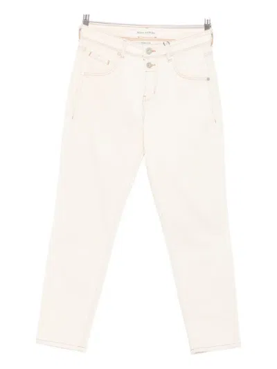 Marc O'polo Button-detail Trousers In White