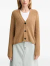 Marc O'polo Button-fastening Cardigan In Brown