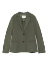 Marc O'polo Button-fastening Notched-lapel Blazer In Green