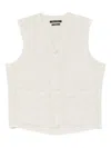 Marc O'polo Button-front Pocket Vest In Neutral