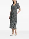Marc O'polo Button-front Print Dress In Multi
