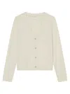 Marc O'polo Button-front V-neck Cardigan In Neutral