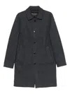 Marc O'polo Button Pocket Coat In Gray