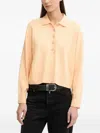 Marc O'polo Button Polo Shirt In Yellow