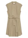 Marc O'polo Button-up Belted Dress In Neutral