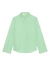 Marc O'polo Button-up Cotton Shirt In Green