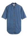 Marc O'polo Button-up Denim Shirt Dress In Blue