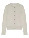 Marc O'polo Button-up Knitted Cardigan In White
