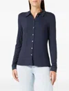 Marc O'polo Button-up Long-sleeve Shirt In Blue
