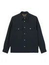 Marc O'polo Button-up Overshirt In Black
