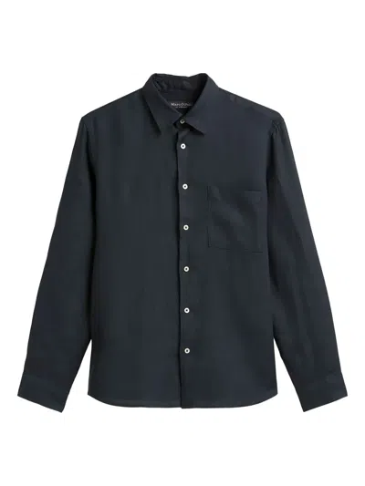 Marc O'polo Button-up Shirt In Black