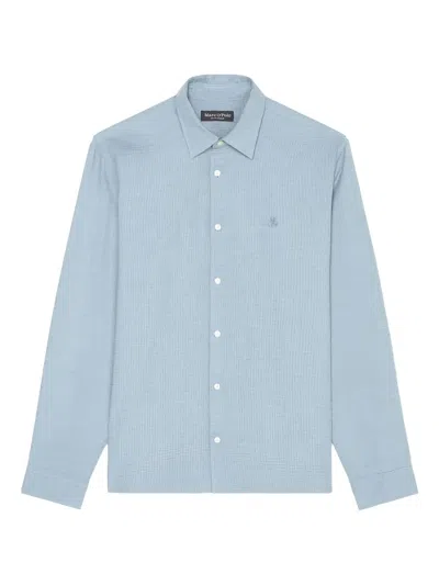 Marc O'polo Button-up Shirt In Blue