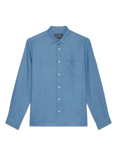 Marc O'polo Button-up Shirt In Blue