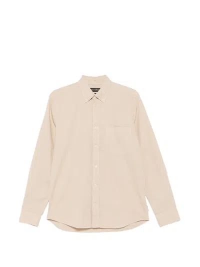 Marc O'polo Button-down Chest-pocket Shirt In Burgundy