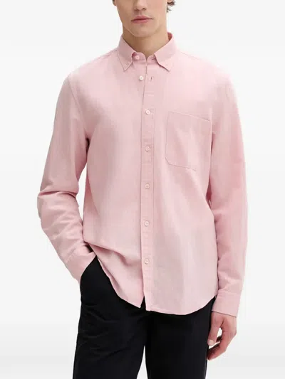Marc O'polo Button-down Collar Pocket Shirt In Pink