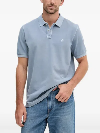 Marc O'polo Buttoned Polo Shirt In Blue