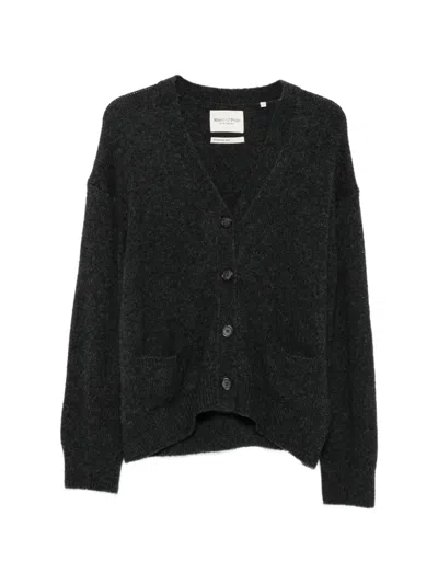 Marc O'polo Button-fastening V-neck Cardigan In Black