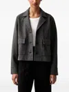 BUTTON-UP FLAP-POCKET JACKET
