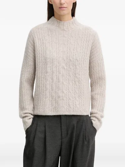 Marc O'polo Cable Knit Sweater In Neutral