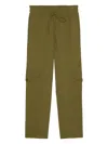 Marc O'polo Cargo Drawstring Trousers In Green
