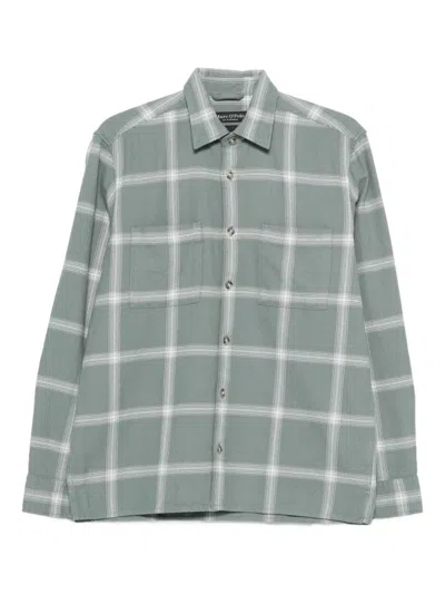 Marc O'polo Check-pattern Shirt In Blue
