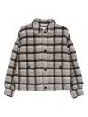 Marc O'polo Check-pattern Wool Jacket In Multi