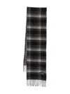 Marc O'polo Checked Fringed Scarf In Multi